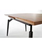 FOLDING TABLE CAMBELL, TABLE TOP - NATURAL WOOD, LEGS - BLACK order